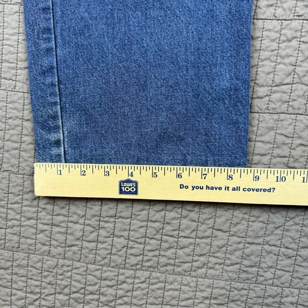 Vtg LL Bean Jeans Men's 36x34 (32x31) Blue‎ Denim Straight Leg Union Made In USA